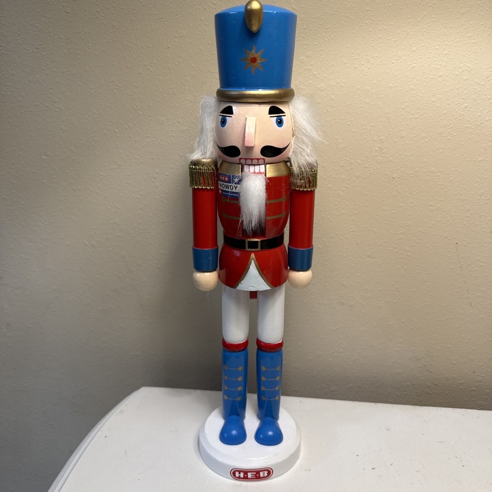 HEB Partner Nutcracker  14" tall 2025 Limited Edition Viral Howdy